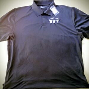 Under Armour Black Polo with White Embroidered Logo